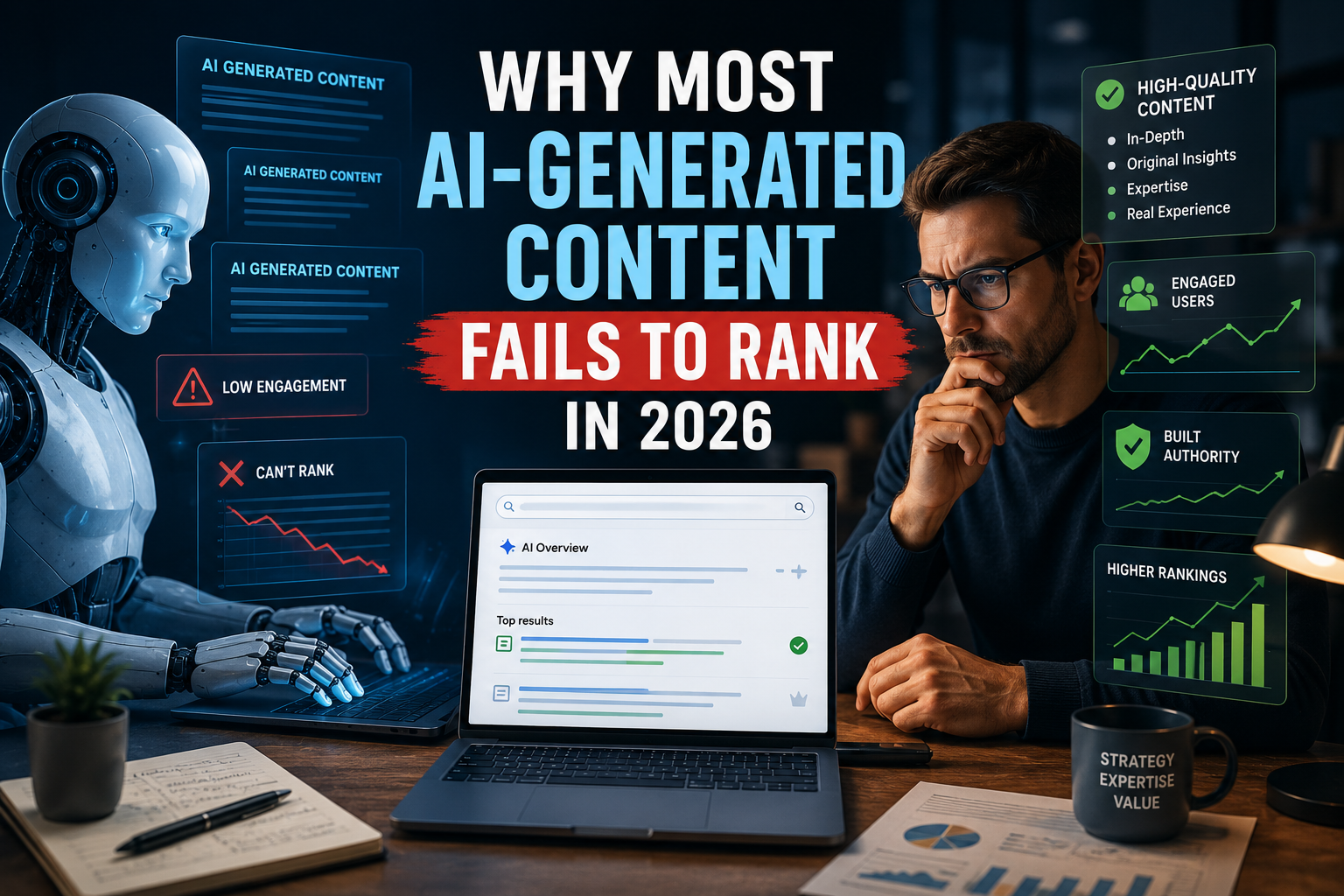 Why Most AI-Generated Content Fails to Rank in 2026