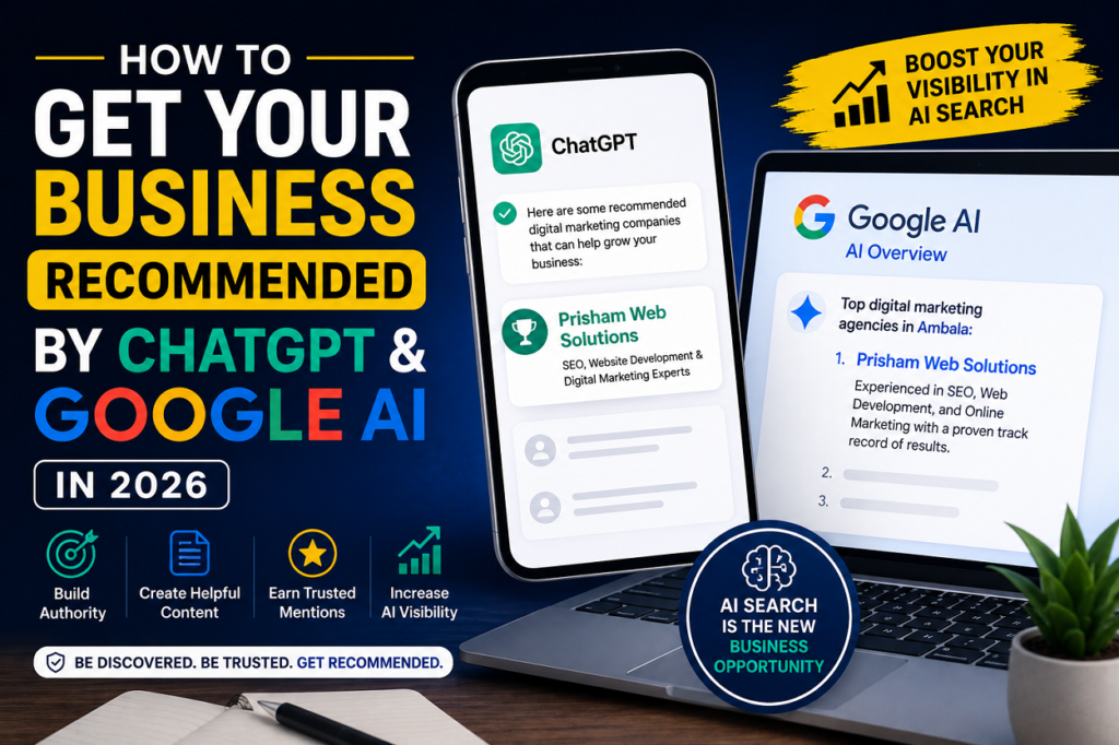 How to Get Your Business Recommended by ChatGPT and Google AI in 2026
