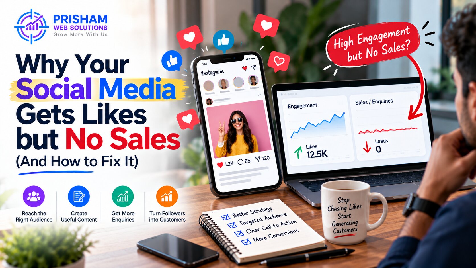Why Your Social Media Gets Likes but No Sales (And How to Fix It)